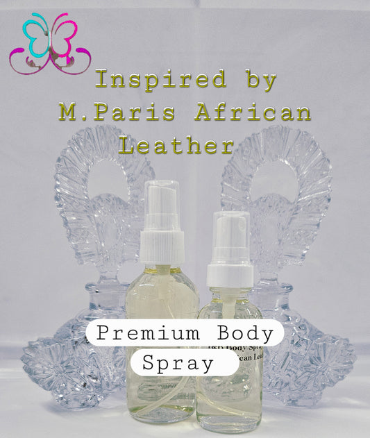 Fragrance Body Spray Inspired M. Paris African Leather